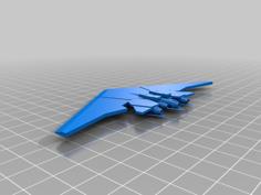 USS Argo (Godzilla Flying Aircraft Carrier) 3D Printer Model