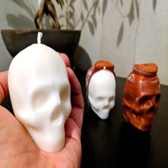 Skull Candle Mold 3D Printer Model