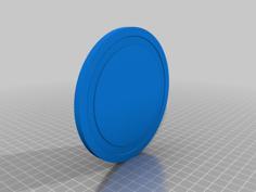 Rose Design Drink Coaster 3D Printer Model