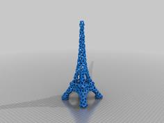 Eiffel Tower-Voronoi 3D Printer Model