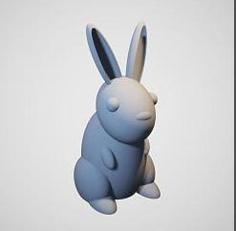 Simple Bunny 3D Printer Model