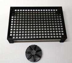 Resin Print Washing Basket And Fan Adapter 3D Printer Model