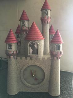 Disney Inspired Castle Clock 3D Printer Model