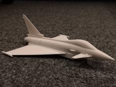 Eurofighter Typhoon Fighter Aircraft 3D Printer Model