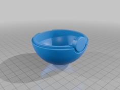 Pokeball (Low Profile Hinge!) 3D Printer Model