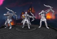 Heroscape: Dark Elf Archers 3D Printer Model