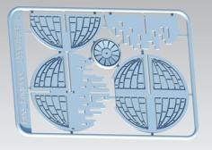 Death Star 2 Kit Card 3D Printer Model