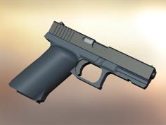 Glock 17 For Lego Minifigures 3D Printer Model