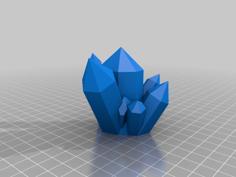 Crystal Objective Target Apart From Base 3D Printer Model