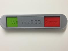 Door Sign; Welcome / Occupied 3D Printer Model