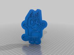 Bingo Cookie Stamp And Cutter (Sister Of Bluey) 3D Printer Model