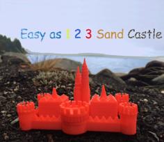 Easy As 1 2 3 Sand Castle/Mold 3D Printer Model