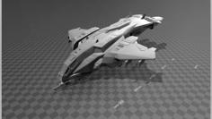 Halo 3/Halo Reach Inspired Pelican (Lots Of Details) 3D Printer Model