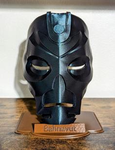 Wearable Skyrim Dragon Priest Mask With Stand 3D Printer Model