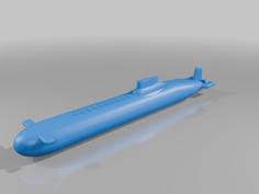 Project 941 Akula (Typhoon) Ballistic Missile Submarine 3D Printer Model