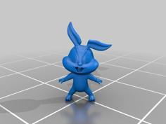 Baby Bugs Bunny From Looney Tunes Cartoon 3D Printer Model