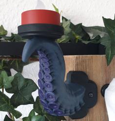 Tentacle Candle Holder Corner 3D Printer Model