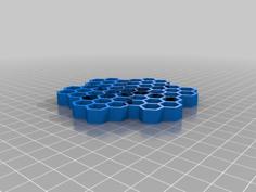 Hexagonal Coaster 3D Printer Model