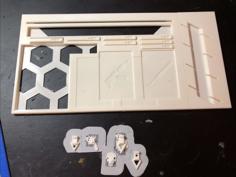 20 X 20 Zombicide Modern Dashboard – Official Cards 3D Printer Model