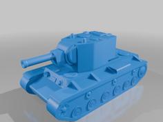 KV-2 Heavy Tank 3D Printer Model