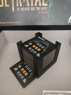 Betrayal At House On The Hill – Simplified Room Tile Holder W/ Easy Bury 3D Printer Model