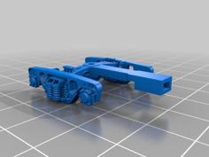 Train Bogie Model 18-100, HO Scale, HD (for Resin) 3D Printer Model