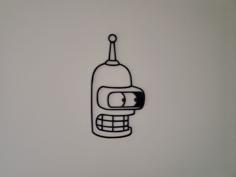 Bender – Futurama Wall Art 3D Printer Model