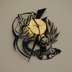 Dragon Ball Goku / Shenron: Plaque For Wall Clock, PART 1 3D Printer Model