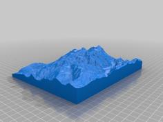 Mont Blanc 3D Printer Model