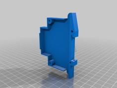 DIN-rail Enclosure For WEMOS D1 Mini 3D Printer Model