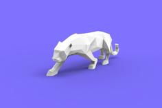 Jaguar Hidden Box 3D Printer Model