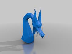 Maleficent Dragon Bust 3D Printer Model