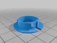 3/4th Inch (21mm Od) Romex Bushing 3D Printer Model