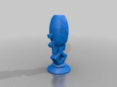 Horga’hn Idol From Star Trek. Composite For Tall Printers 3D Printer Model