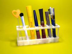 Cosmetic Utensils Organizer – Long Edition 3D Printer Model