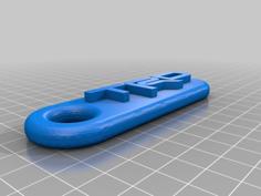 Toyota TRD Keychain 3D Printer Model