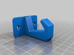 Under-shelf Hook With Plate 3D Printer Model