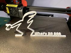 La Linea (The Line) “What’s 3D?” 3D Printer Model