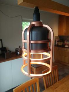 Steampunk E14 Lamp 3D Printer Model