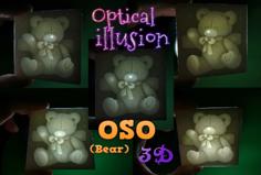 OSO 3D ILUSIÓN OPTICA (optical Illusion) 3D Printer Model