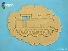 Detailed Thomas The Tank Engine Cookie Cutter 3D Printer Model