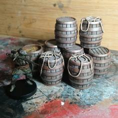 Dark Souls Boardgame Barrels 3D Printer Model