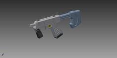 Halo Machine Pistol 3D Printer Model