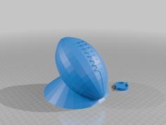 Tirelire Ballon Rugby 3D Printer Model