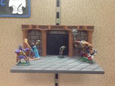 Cubicle Miniature Display – Dungeon 3D Printer Model