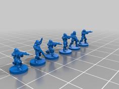 6mm Infantry 3D Printer Model