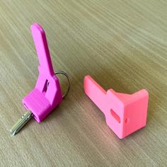 Handle Key Turner 3D Printer Model