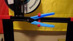 Flush Cutter V-rail Mount For Crealty And Other Brands. 3D Printer Model