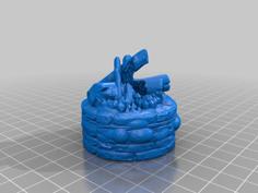 Campfire Tealight 3D Printer Model