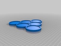 Customizable Coaster Triangle 3D Printer Model